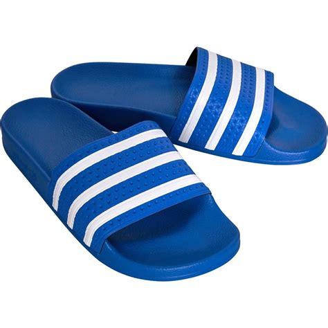 adidas blauw slipper blauw 44|Blauwe adidas Slippers voor dames online kopen .